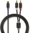 Nedis CABW24020AT02 - RCA Kabel - 20cm - Grijs