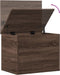 vidaXL - Opbergbox - 60x42x46 - cm - bewerkt - hout - bruin - eikenkleurig