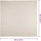 vidaXL - Vloerkleed - ZIZUR - room - binnen - en - buiten - 240x240 - cm - jute - look