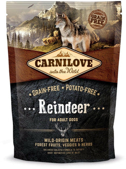 Carnilove Rendier Hondenvoer - Graanvrij 70% Vlees - 1,5 kg