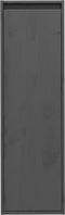 vidaXL - Wandkast - 30x30x100 - cm - massief - grenenhout - grijs