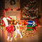 Coast Verlichte Kerstdecoratie - Kersthond met Slee - 170 LED-lampen - 78 x 21 x 82 cm - Veelkleurig