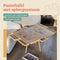 Diydash Draaibaar Puzzelbord - Puzzeltafel 1500 stukjes - 6 lades - Hout - Bruin