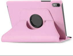 imoshion Tablet Hoes Geschikt voor Lenovo Tab P12 - imoshion 360° Draaibare Bookcase - Roze /Roze