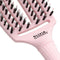 Olivia Garden Fingerbrush Combo - Anti-klit borstel - Geïoniseerd nylon - Pastel Pink