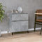 vidaXL - Dressoir - 60x35x70 - cm - bewerkt - hout - betongrijs