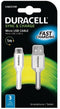 Duracell 1m USB - microUSB Kabel - Sync en opladen - Wit