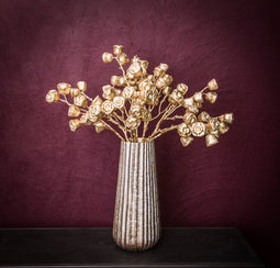 PTWM Twig Plant Eucalyptus Kunsttak - 30 x 21 x 63 cm - Goud