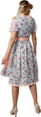 dressforfun Erding - Midi-Dirndl - Halflang bloemenmotief - (2 S)