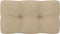 vidaXL Bankkussens pallet 2 st beige