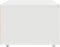 vidaXL - Ladekast - met - Wielen - Wit - 55x45x33.5 - cm - Bewerkt - Hout