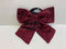 Strik pailletten 25 cm bordeaux kerstversiering