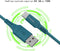iMoshion Kabel - USB C naar USB A Kabel - 1 meter - Snellader & Datasynchronisatie - Oplaadkabel - Stevig gevlochten materiaal - Donkerblauw