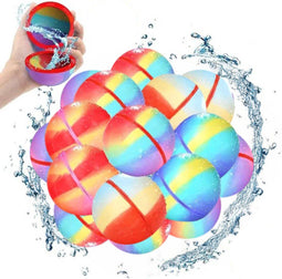 BP® Herbruikbare Waterballonnen - Zelfsluitend Magnetisch - Regenboogkleuren (16 stuks)