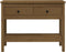 vidaXL - Wandtafel - 100x35x75 - cm - massief - grenenhout - honingbruin