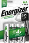 Energizer ENR Recharge Power Plus 2000 AA - Oplaadbare Batterijen - 1000x herlaadbaar (4 stuks)