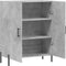 vidaXL - Dressoir - 69,5x34x90 - cm - bewerkt - hout - betongrijs