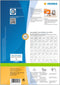 Herma 12886 - Zelfklevend printerlabel - 70x36mm A4 vellen - Wit (2400 stuks)