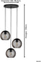 EGLO Almanzora - Hanglamp - Ø 46.5 cm - Zwart/Koper