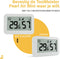 Tool Meister Pearl Air Mini - Hygrometer & Thermometer - Luchtvochtigheidsmeter - Digitale display - Wit