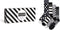 Happy Socks 4-pack sokken - Heren & Dames - Klassiek zwart-wit (4 paar)