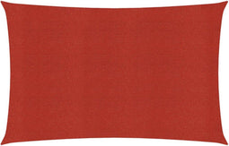 vidaXL - Zonnezeil - 160 - g/m² - 5x6 - m - HDPE - rood