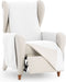 Hoes voor stoel Eysa SILVER Wit 100 x 110 x 55 cm Omkeerbaar