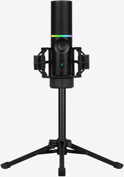 Streamplify MIC TRIPOD - RGB-microfoon - Cardioïde opname - Lichtgewicht statief
