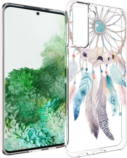 iMoshion Hoesje Geschikt voor Samsung Galaxy S21 Plus Hoesje Siliconen - iMoshion Design hoesje - Transparant / Meerkleurig / Dreamcatcher
