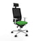 Bureaustoel met hoofdsteun Piqueras y Crespo 4B086N1 Groen