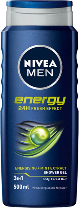 NIVEA Men - Douchegel Energy - 3 in 1 - 400 ml