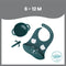 Babymoov Maaltijdset 6-12 maanden 3 stuks, FIRST'ISY Hond Blauw