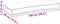 vidaXL - Ligbedkussen - Beige - 100x40x8 - cm - Oxford - Stof