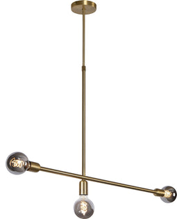 Atmooz - Hanglamp Dots S - E27 - Industrieel - Woonkamer / Slaapkamer / Eetkamer - Plafondlamp - Kleur : Goud Brons - Metaal - Hoogte : 95cm