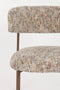 Housecraft Living Claes Eetkamerstoelen - Gemêleerd - Retro charme - Beige (set van 2)