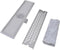 vidaXL - Doucheafvoer - 2 - st - rechthoekig - golf - 730x140 - mm - roestvrij - staal