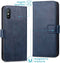 iMoshion Hoesje Geschikt voor Xiaomi Redmi 9A Hoesje Met Pasjeshouder - iMoshion Luxe Bookcase - Donkerblauw