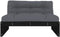 vidaXL - Middenbank - 120x80 - cm - massief - grenenhout - zwart