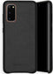 Selencia Hoesje Geschikt voor Samsung Galaxy S20 Hoesje - Selencia Gaia Slang Backcover - Zwart