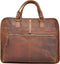 Berba Laptoptas Barbarossa Leer - bruin