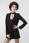 MAZE MAZE Kunstleren Halsband Met Riem