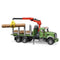 BRUDER MACK Granite Timber truck with 3 trunks, 4 jaar, ABS kunststof, Meerkleurig