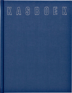 Kasboek 165x210mm 192blz 2 kolommen blauw - 10 stuks