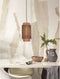 GOOD&MOJO Hanglamp Bhutan - Bamboe/Zwart - Ø18x35cm - - Hanglampen Eetkamer, Slaapkamer, Woonkamer