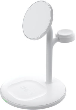Green Cell MSST-GC-3IN1-W - Inductieve oplader 20,5W - Draadloos laden - Wit