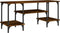 vidaXL - Tv-meubel - 102x35x45,5 - cm - bewerkt - hout - gerookt - eikenkleurig