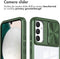 imoshion Hoesje Geschikt voor Samsung Galaxy A34 (5G) Hoesje - imoshion Camslider Backcover - Donkergroen