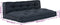 vidaXL - Pallet - Sofa - Kussen - met - Rugleuning - - - Anthraciet - Tafstof