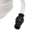 vidaXL - Zuigslang - met - PVC - koppelingen - 1,1'' - 10 - m - PVC - transparant
