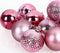 Casaria Kerstballen 66 er Set - Mat Glanzend Ø 3/6 cm Roze